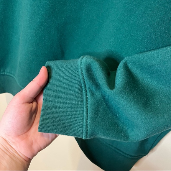 IZOD Men’s Advantage Performance Stretch Green & Navy Quarter Zip Sweater Large - Picture 3 of 7